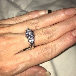 S925 sterling silver  Swarovski Crystal Ring